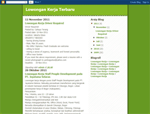 Tablet Screenshot of lowongankerjamu07.blogspot.com