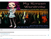 Tablet Screenshot of mykoreanwardrobe.blogspot.com