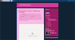 Desktop Screenshot of lauren07-t4treflections.blogspot.com