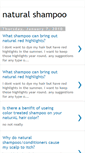 Mobile Screenshot of natural-shampoo-dfo.blogspot.com