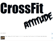 Tablet Screenshot of crossfitattitude.blogspot.com