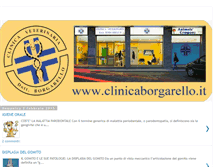 Tablet Screenshot of clinicaveterinariaborgarello.blogspot.com