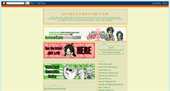 Desktop Screenshot of animegamecomicaw.blogspot.com