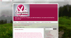 Desktop Screenshot of daughters-of-faith.blogspot.com