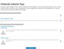 Tablet Screenshot of caboclotupy.blogspot.com
