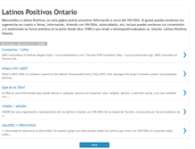 Tablet Screenshot of latinospositivos.blogspot.com