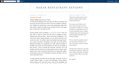 Desktop Screenshot of dakarrestaurantreviews.blogspot.com