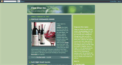 Desktop Screenshot of finedineinc.blogspot.com