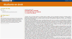 Desktop Screenshot of etudiants-en-droit.blogspot.com