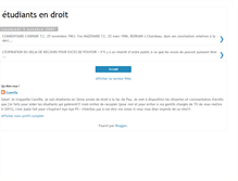 Tablet Screenshot of etudiants-en-droit.blogspot.com