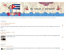 Tablet Screenshot of debesosyabrazos.blogspot.com