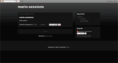 Desktop Screenshot of mario-sessions.blogspot.com