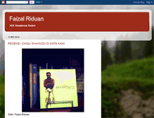 Tablet Screenshot of faizalriduan.blogspot.com