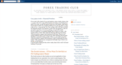 Desktop Screenshot of forex-trading-club.blogspot.com