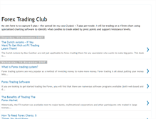 Tablet Screenshot of forex-trading-club.blogspot.com