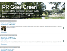 Tablet Screenshot of prgoesgreen.blogspot.com
