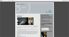 Desktop Screenshot of geekaesthetic.blogspot.com