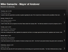 Tablet Screenshot of mike4andovermayor.blogspot.com