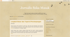 Desktop Screenshot of jurnalissukamasak.blogspot.com