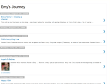 Tablet Screenshot of emysjourney.blogspot.com