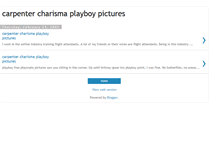 Tablet Screenshot of carpenter-charisma-playboy-pictures.blogspot.com