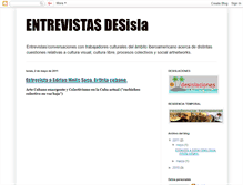 Tablet Screenshot of entrevistasdesisla.blogspot.com