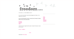 Desktop Screenshot of freedomcreative.blogspot.com