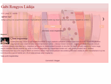 Tablet Screenshot of gabi-rongyosladaja.blogspot.com