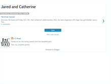 Tablet Screenshot of jaredandcatherine.blogspot.com