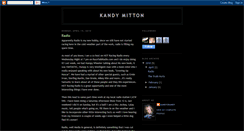 Desktop Screenshot of kandymitton.blogspot.com