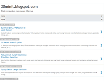 Tablet Screenshot of 20minit.blogspot.com