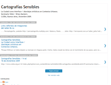 Tablet Screenshot of cartografiasensible.blogspot.com