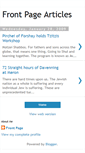 Mobile Screenshot of frontpagearticles.blogspot.com