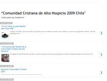 Tablet Screenshot of comunidad-hospicio.blogspot.com