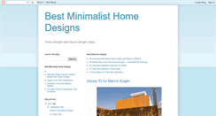 Desktop Screenshot of bestminimalistdesigns.blogspot.com