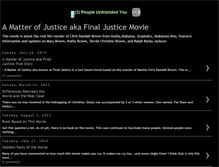 Tablet Screenshot of amatterofjusticeakafinaljusticemovie.blogspot.com