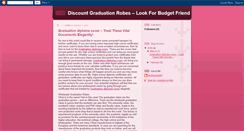 Desktop Screenshot of discountgraduationrobes.blogspot.com