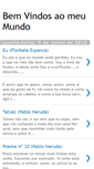 Mobile Screenshot of bem-vindos-ao-meu-mundo.blogspot.com