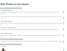 Tablet Screenshot of bem-vindos-ao-meu-mundo.blogspot.com