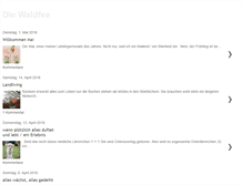 Tablet Screenshot of die-waldfee.blogspot.com