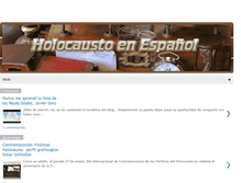 Tablet Screenshot of holocaustoenespanol.blogspot.com