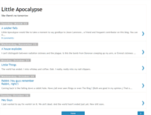 Tablet Screenshot of littleapocalypse.blogspot.com