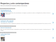Tablet Screenshot of misproyectoselpasodeltiempo.blogspot.com