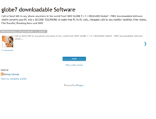 Tablet Screenshot of globe7-downloadable-software.blogspot.com