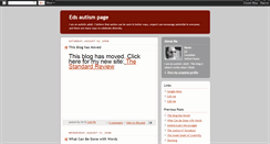 Desktop Screenshot of eds-autism-blog.blogspot.com