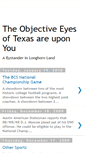 Mobile Screenshot of objectivelonghorn.blogspot.com