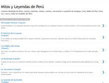 Tablet Screenshot of mitosyleyendas-peru.blogspot.com