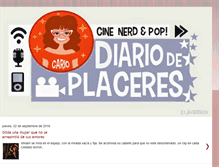 Tablet Screenshot of diariodeplaceres.blogspot.com