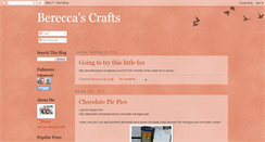 Desktop Screenshot of bereccascrafts.blogspot.com