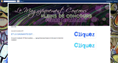Desktop Screenshot of le-magnifiquement-concours.blogspot.com